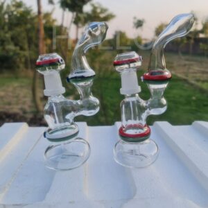 6" Oil Arm Bubbler with Nail and Bowl