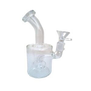 5" Tank base Disc Shower with Handle Slide, Clear