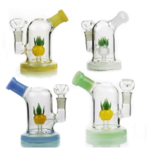 6" Dome Tank Pineapple Shower with Bowl Mixed 2-Colors
