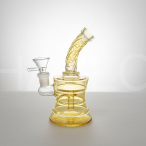 6" Drum Tank Twist Hand Disc Shower with Bowl Golden Glossy
