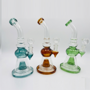 10" Pyramid Ball Tank Bend Hand Cone Shower with Bowl Mixed 5-Colors