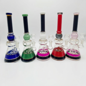 10" Pyramid Tank Bend Hand Joint Shower with Bowl Mixed 5-Colors