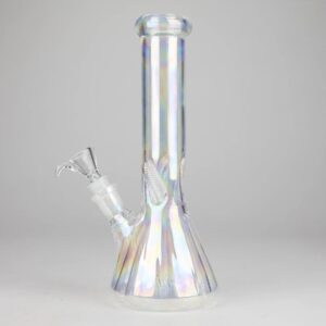 10" Glossy Beaker IC Bolt 3 pcs Rainbow and Zinc Shiny Shade