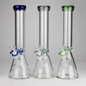 14" Heavy Thick Base Beaker 9mm 3 pcs